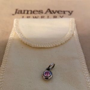 James Avery Remembrance Pendant with Pink Sapphire